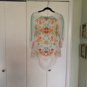 Floral top by BCBGMaxAzria